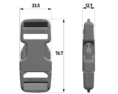 Фастекс Woojin Plastic 25мм 5000/5317 TAN